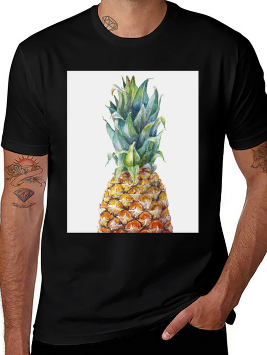 Pineapple Graphic Tee - Tropical Fruit T-Shirt