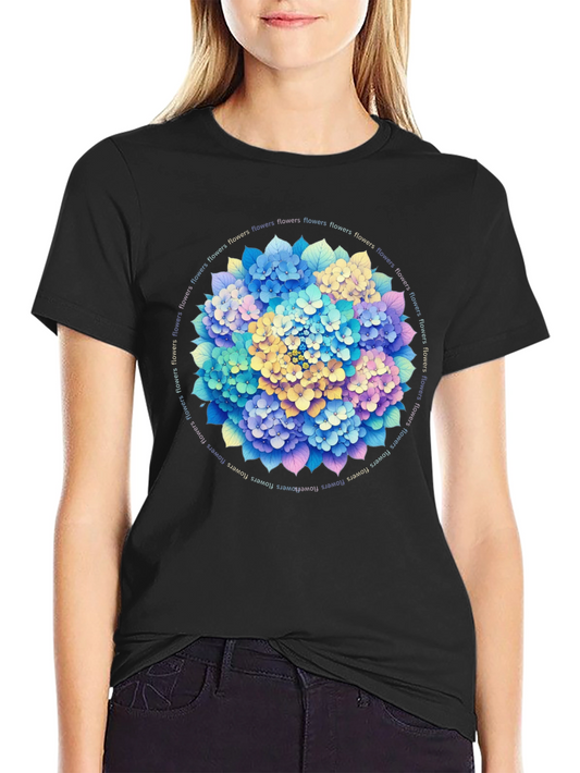 Floral Mandala Graphic T-Shirt