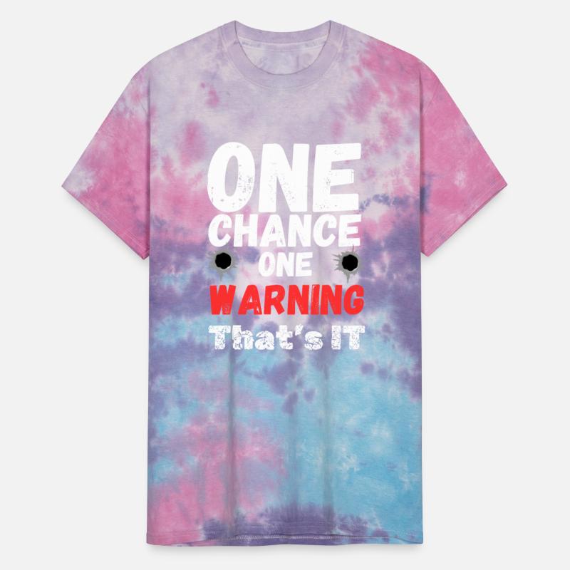 One chance, one warning, that's it