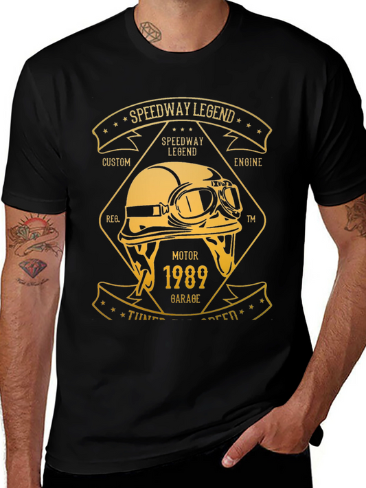 Speedway Legend T-Shirt - Motor 1989 Custom Engine Tee