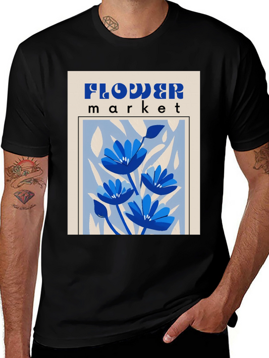 Flower Market Graphic T-Shirt