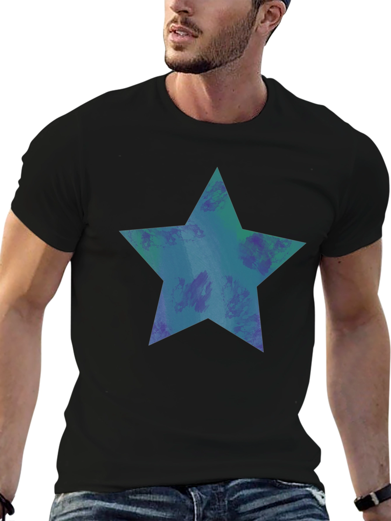 Star Graphic Black T-Shirt