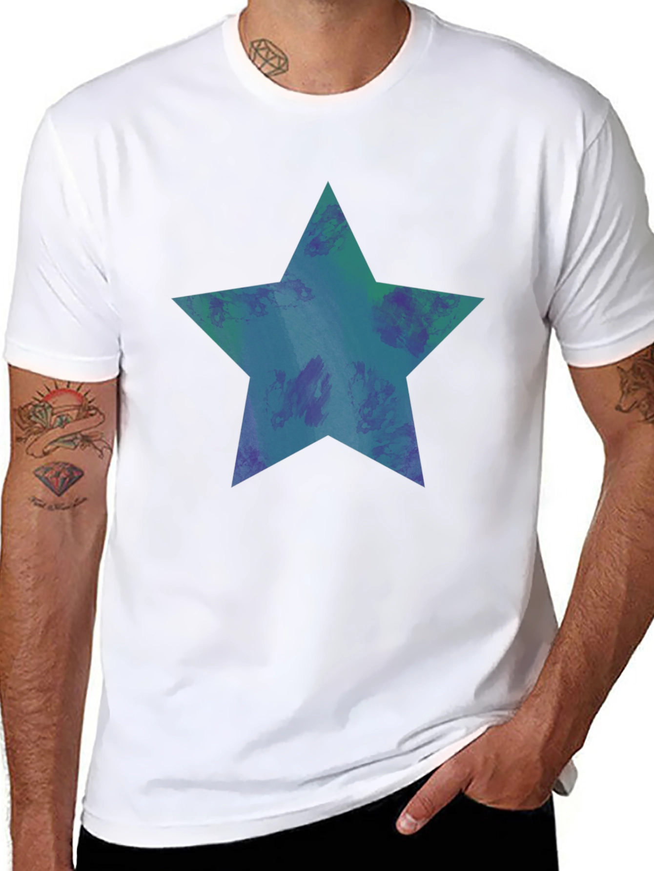 Star Graphic Black T-Shirt