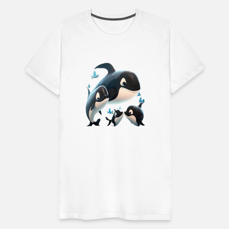 Orcas Whale Sea Under Water Orcas Fish