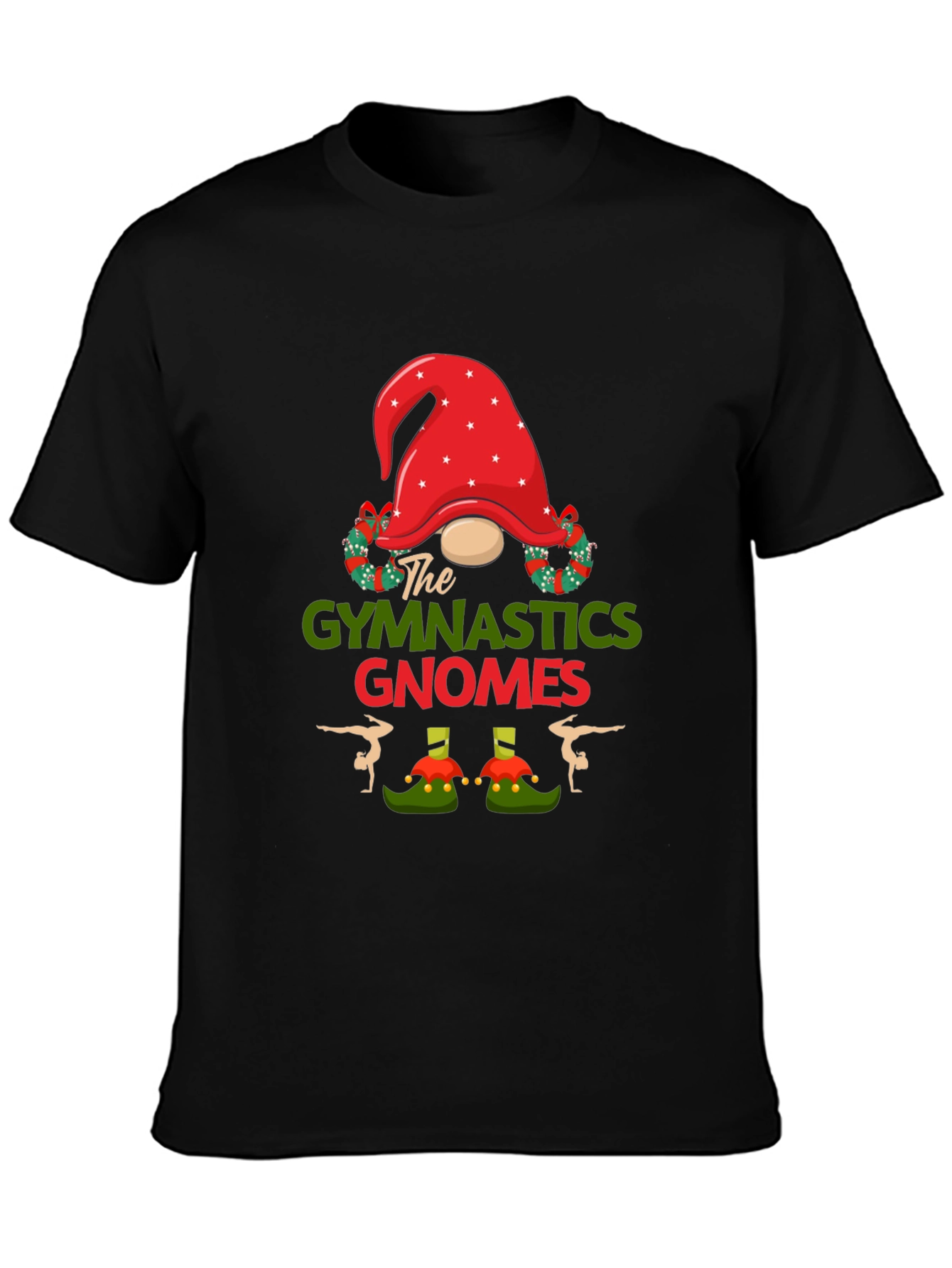 Gymnastics Gnomes Christmas T-Shirt