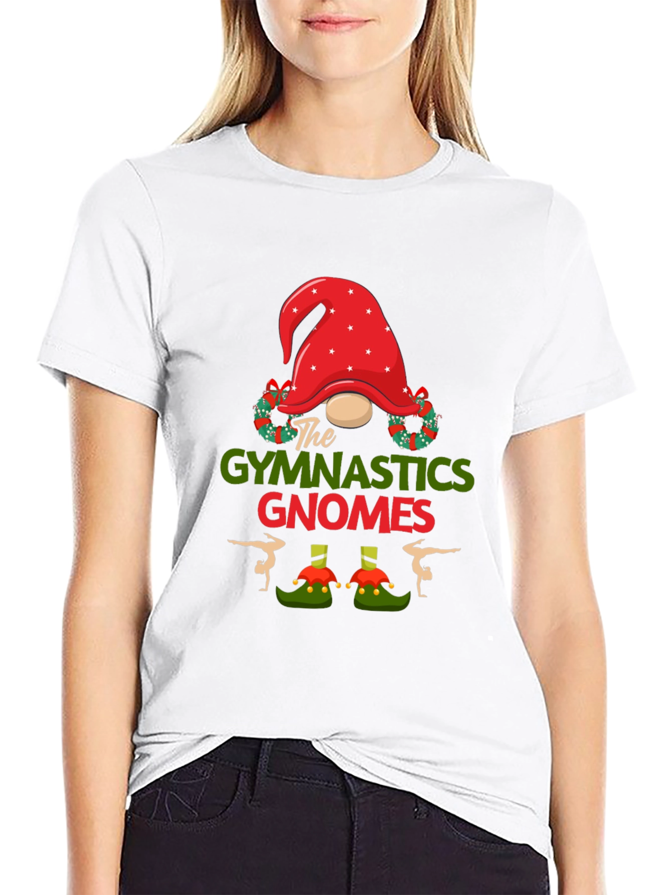 Gymnastics Gnomes Christmas T-Shirt