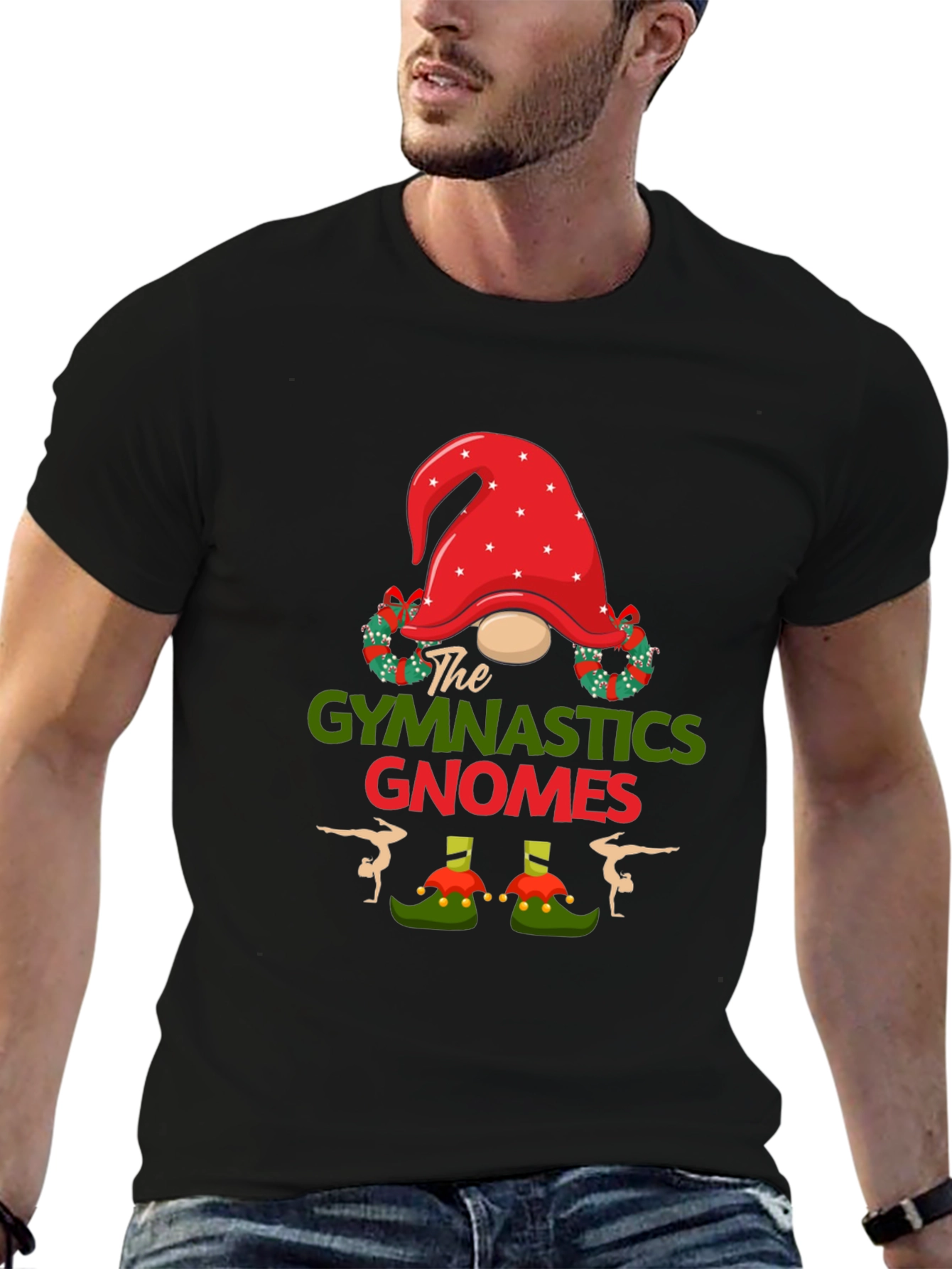 Gymnastics Gnomes Christmas T-Shirt