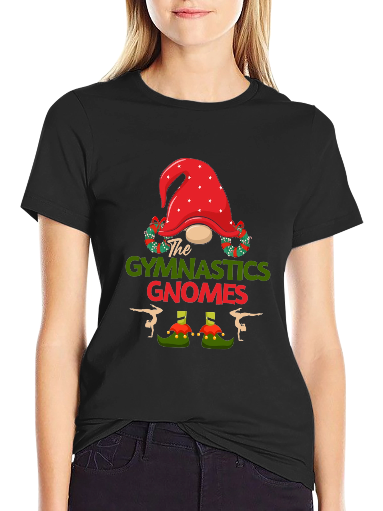 Gymnastics Gnomes Christmas T-Shirt