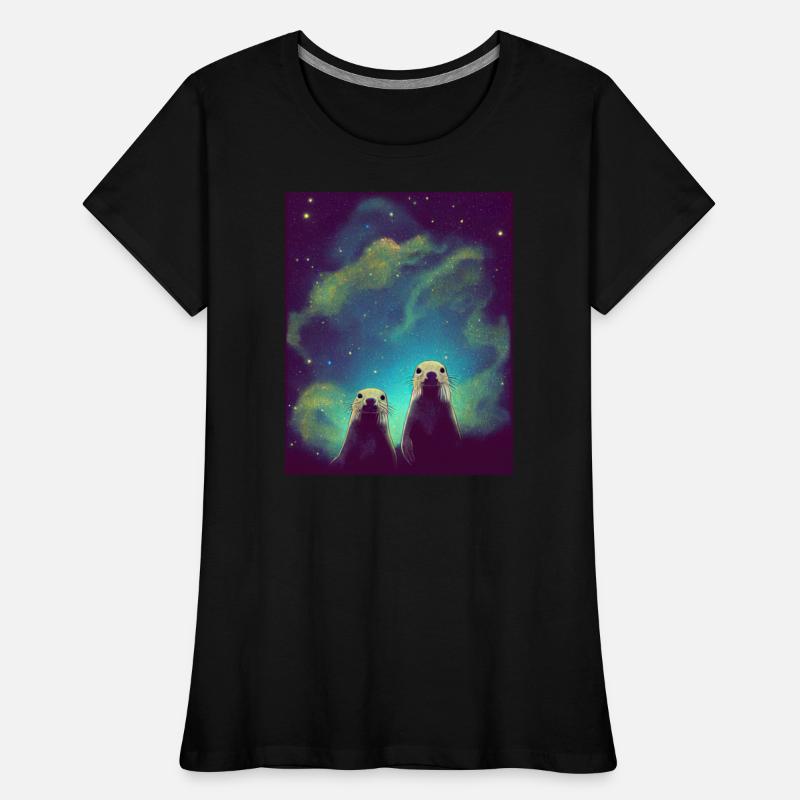 Otters in the Night Sky Nebula