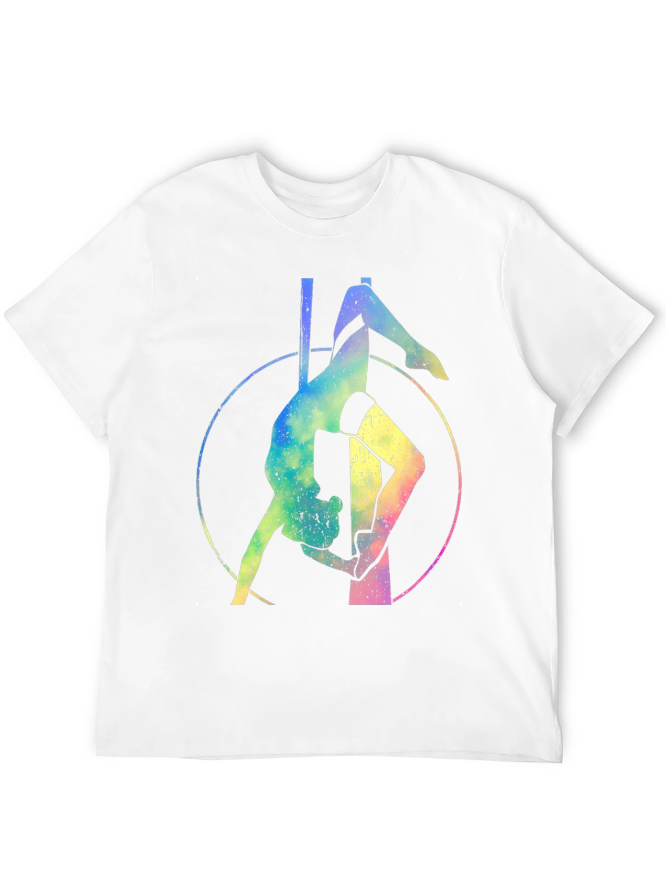 Pole Dance Rainbow Graphic T-Shirt - Fitness Apparel