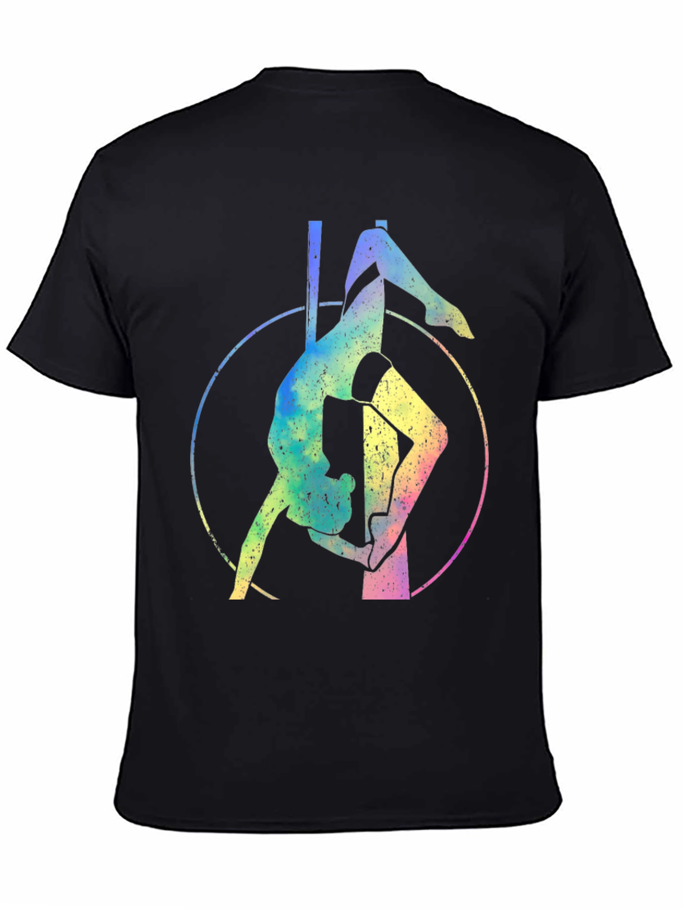 Pole Dance Rainbow Graphic T-Shirt - Fitness Apparel