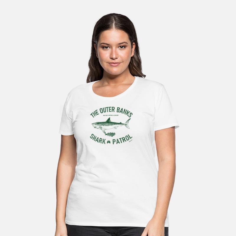 Outer Banks Shark Patrol OBX Vintage Dark Green