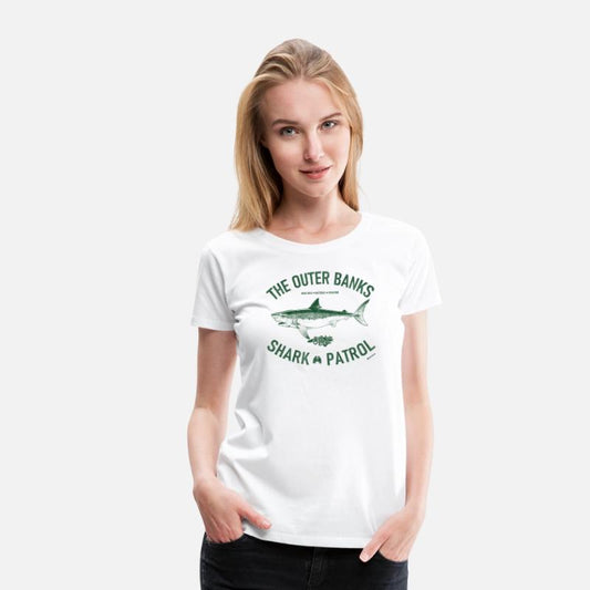 Outer Banks Shark Patrol OBX Vintage Dark Green