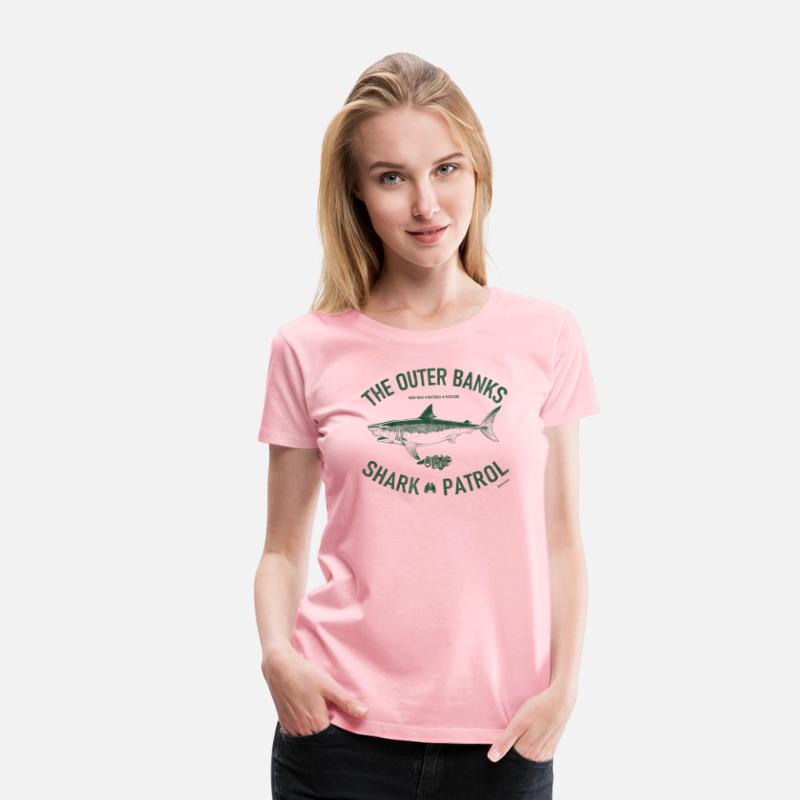 Outer Banks Shark Patrol OBX Vintage Dark Green