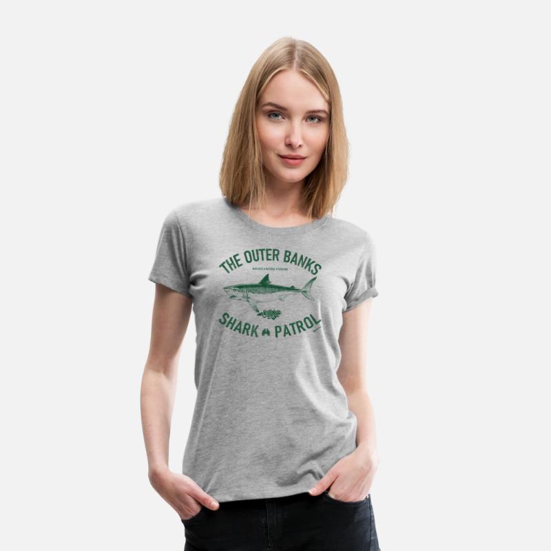 Outer Banks Shark Patrol OBX Vintage Dark Green