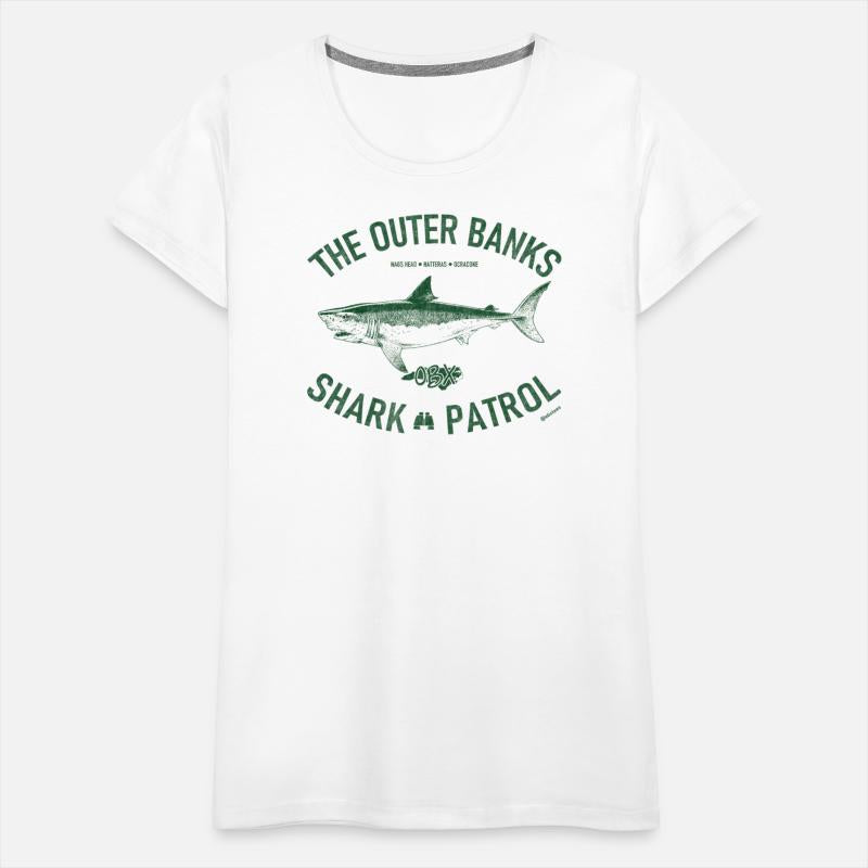 Outer Banks Shark Patrol OBX Vintage Dark Green