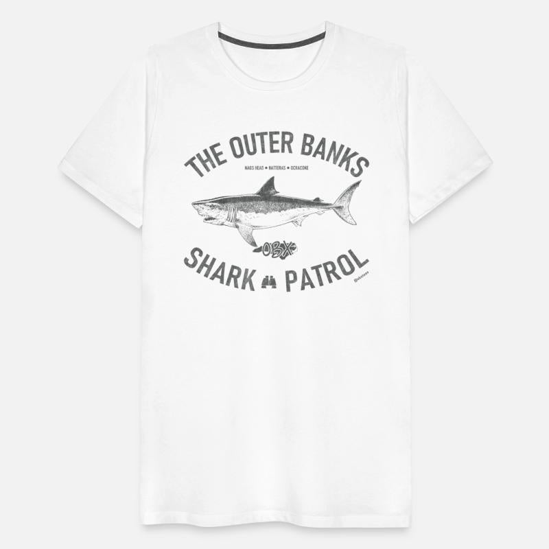 Outer Banks Shark Patrol OBX Vintage Pewter