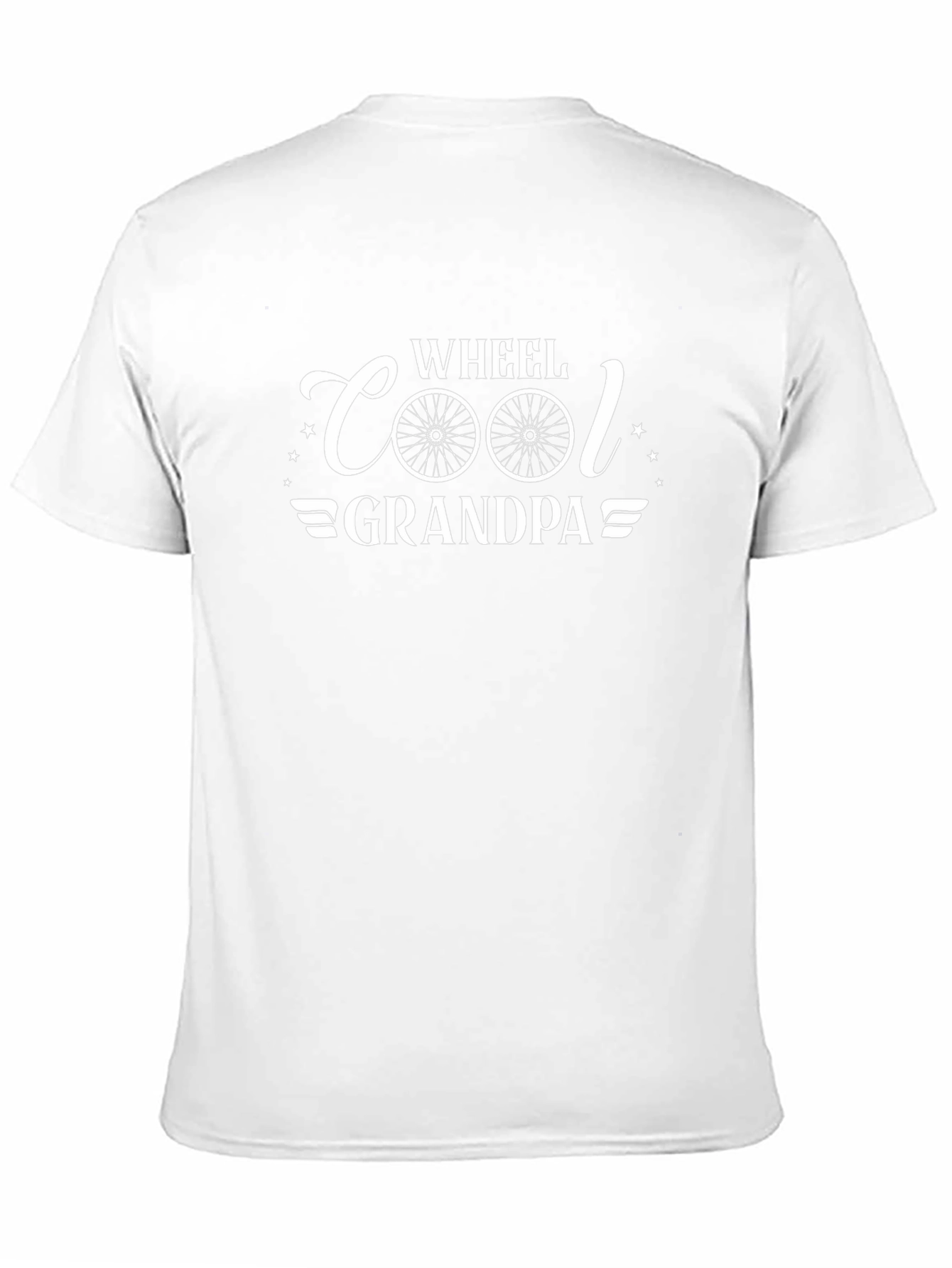 Wheel Cool Grandpa T-Shirt - Black