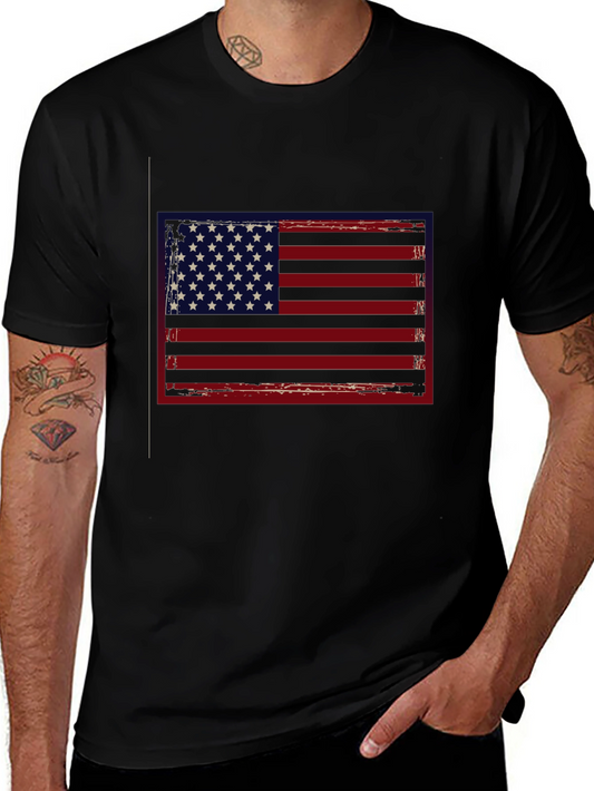 American Flag Graphic Tee