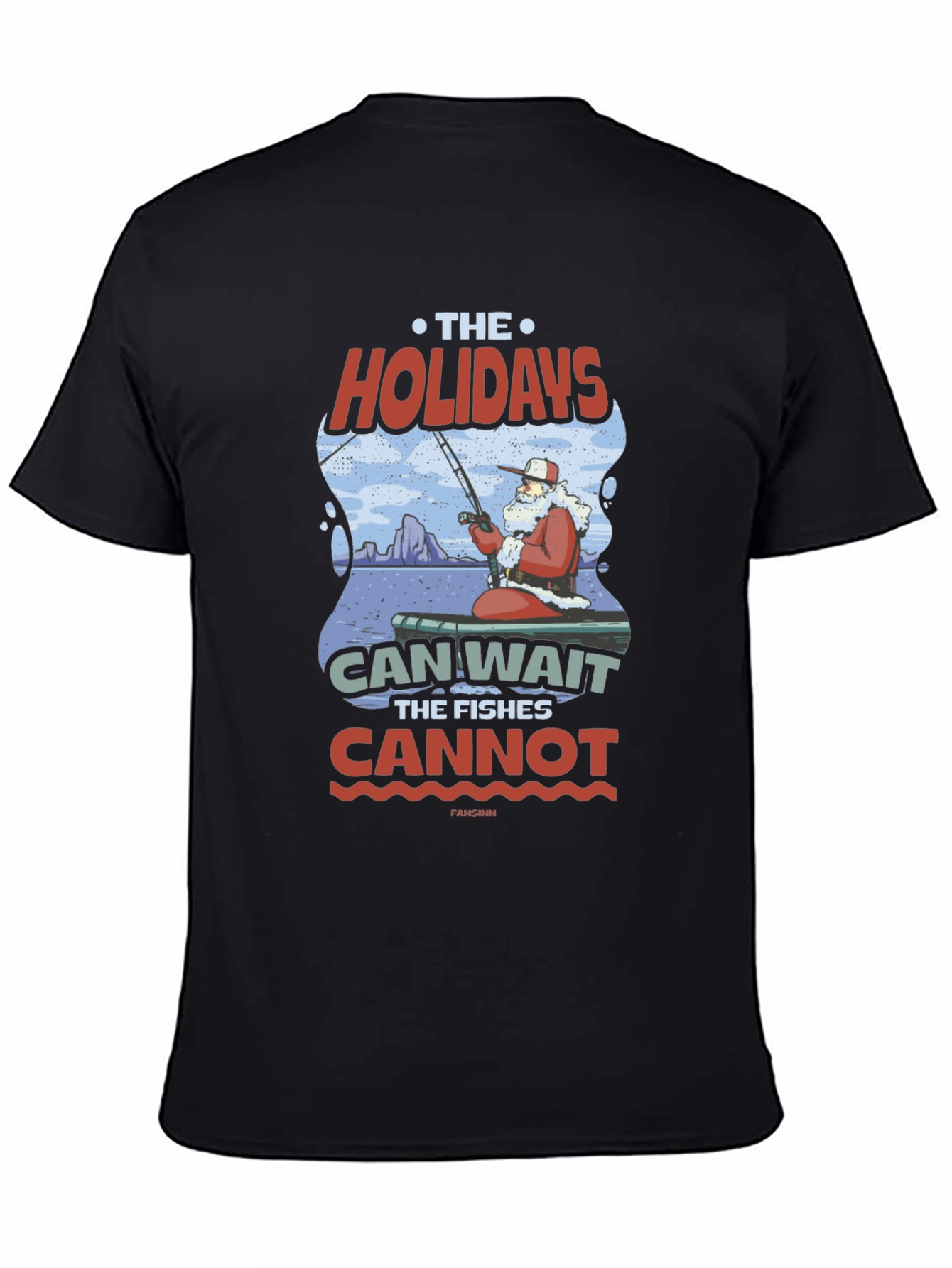 Holiday Fishing T-Shirt - Santas Catch