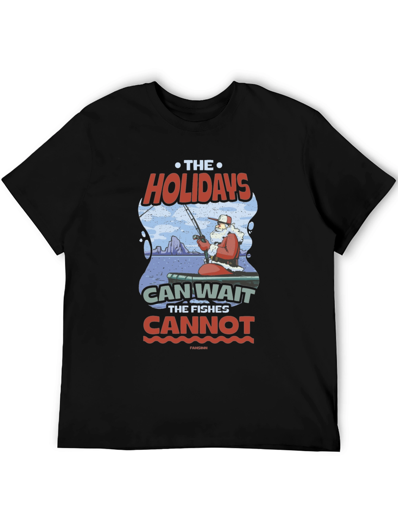 Holiday Fishing T-Shirt - Santas Catch
