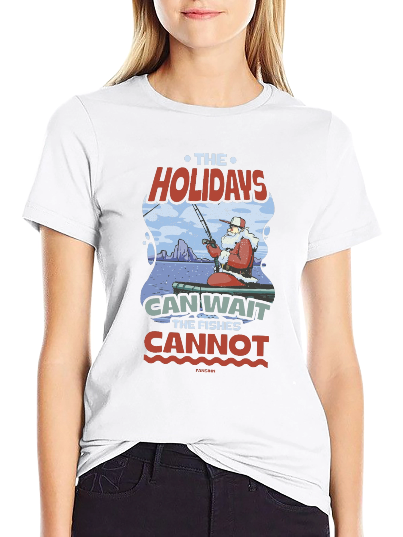 Holiday Fishing T-Shirt - Santas Catch