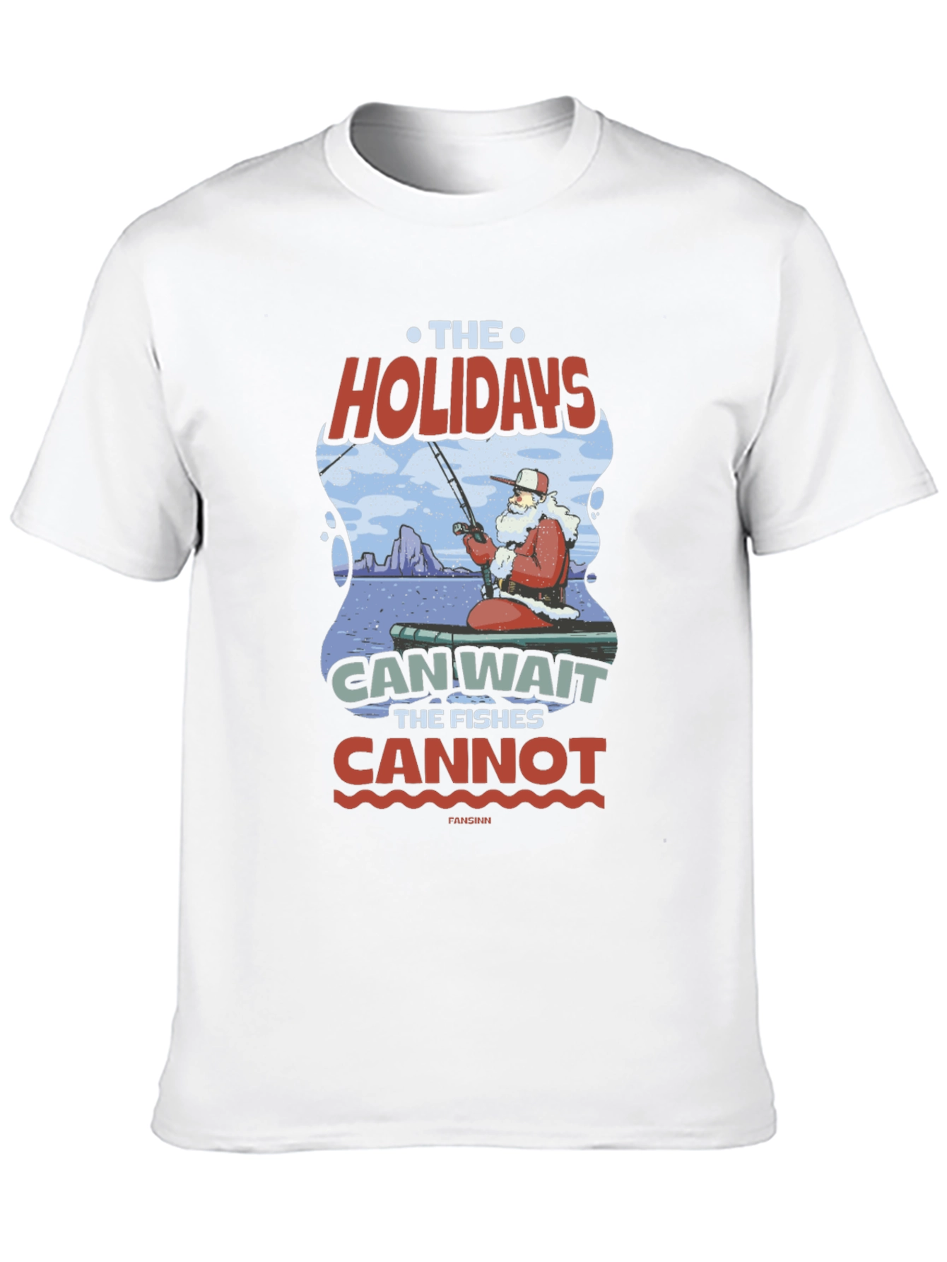 Holiday Fishing T-Shirt - Santas Catch