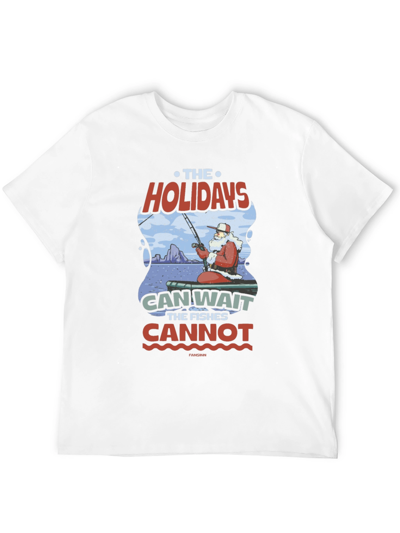 Holiday Fishing T-Shirt - Santas Catch