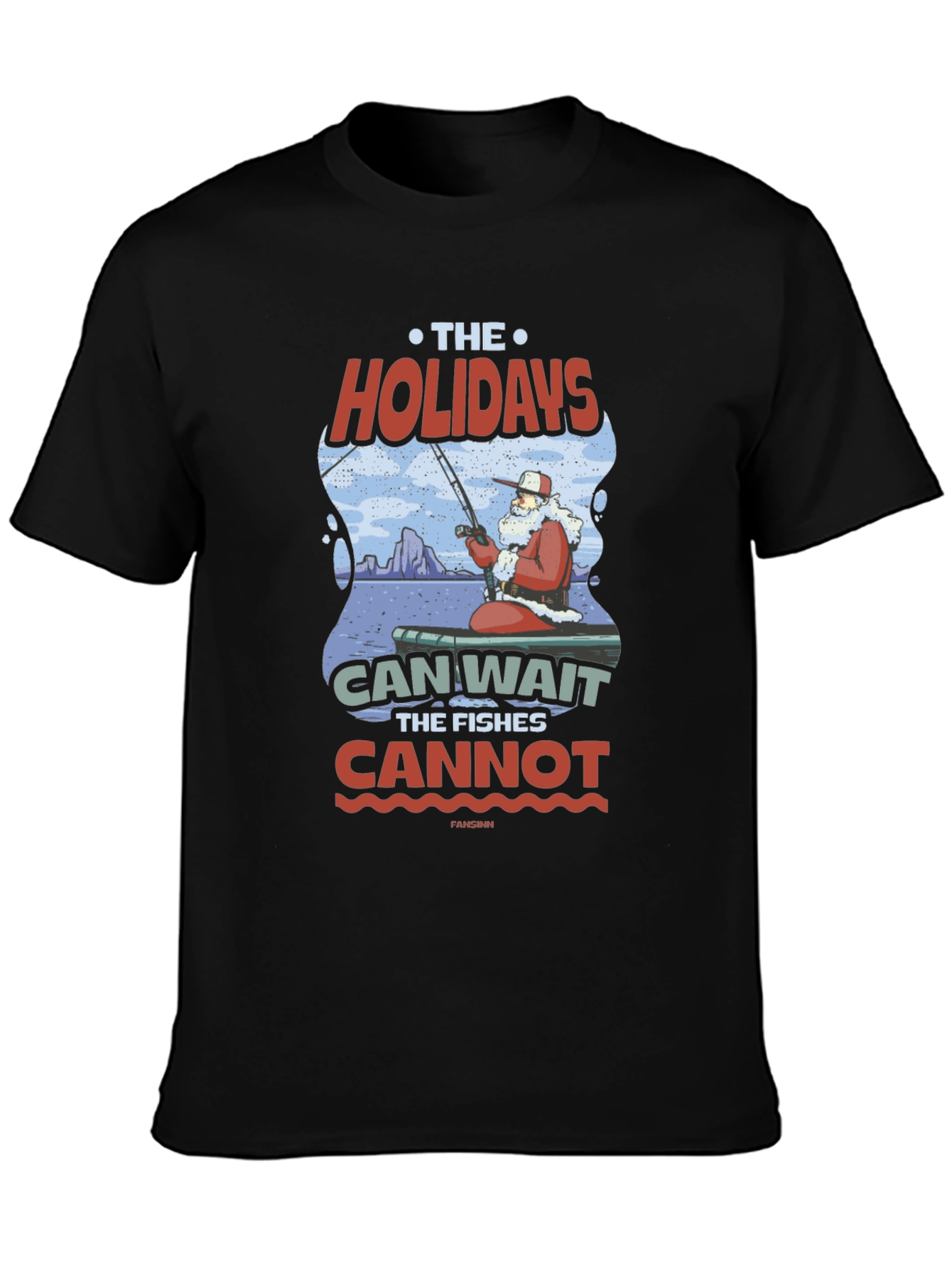 Holiday Fishing T-Shirt - Santas Catch