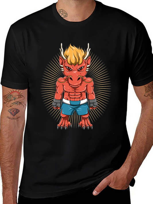 Dragon MMA Fighter Graphic T-Shirt