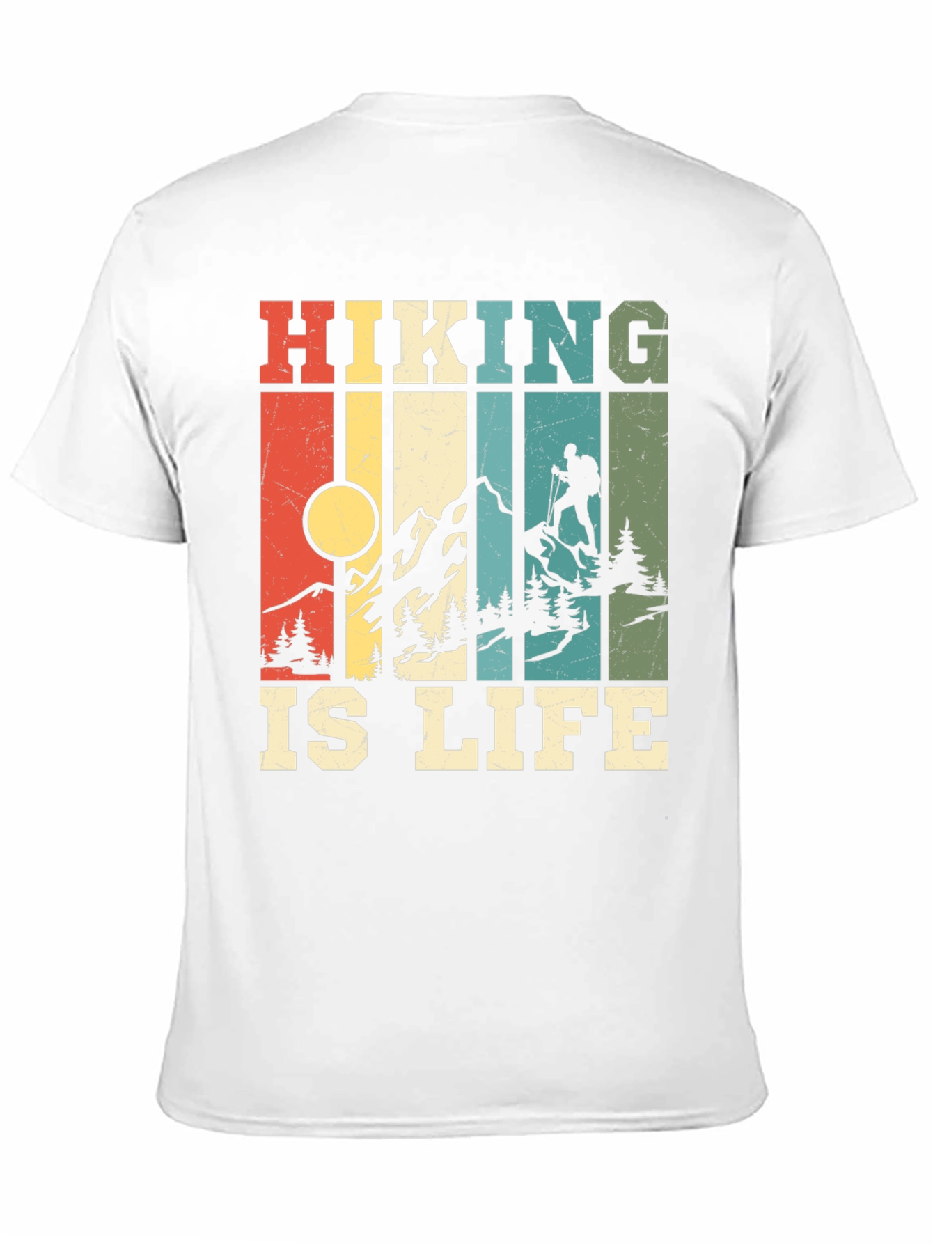 Hiking Is Life T-Shirt - Retro Design