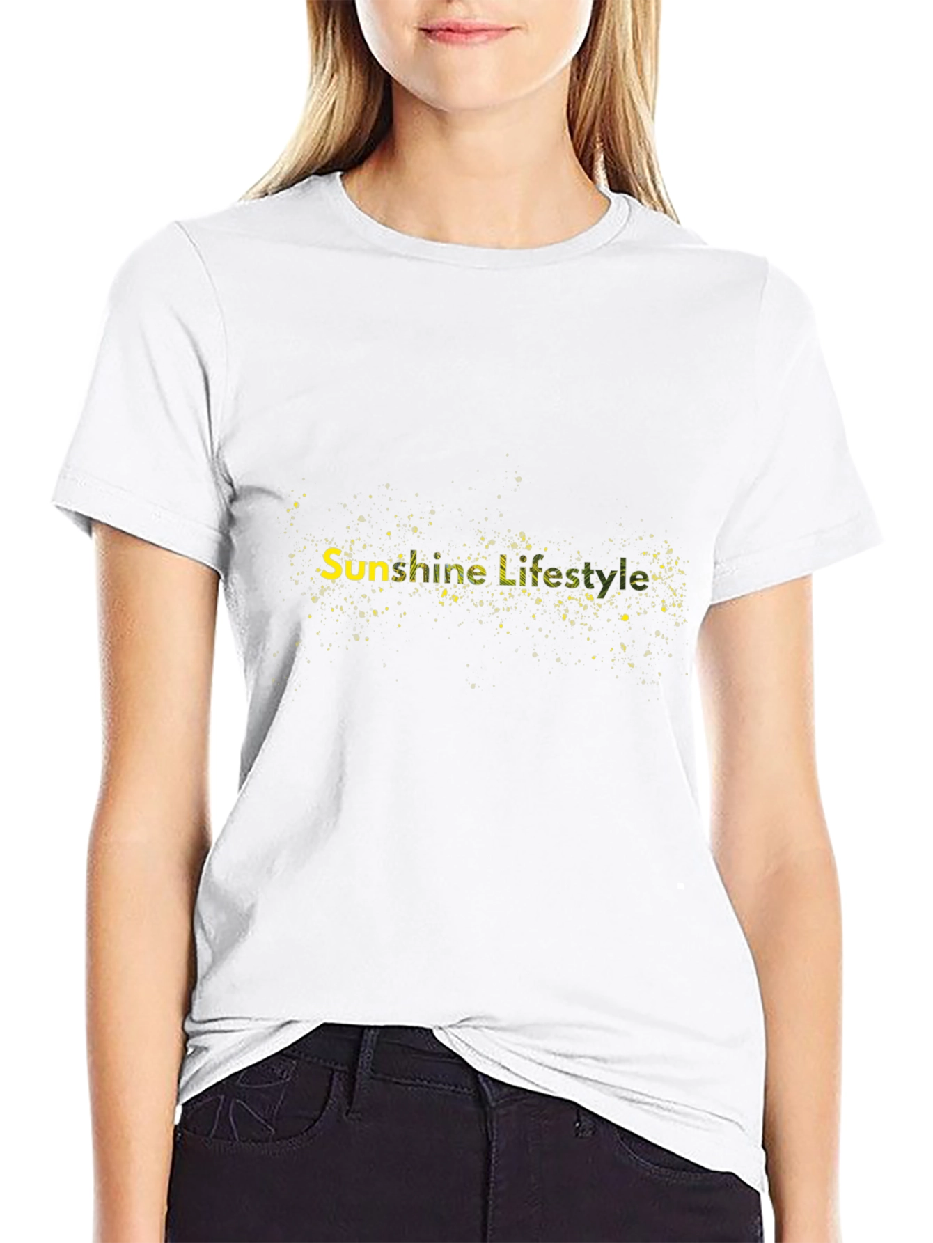 Sunshine Lifestyle Black T-Shirt