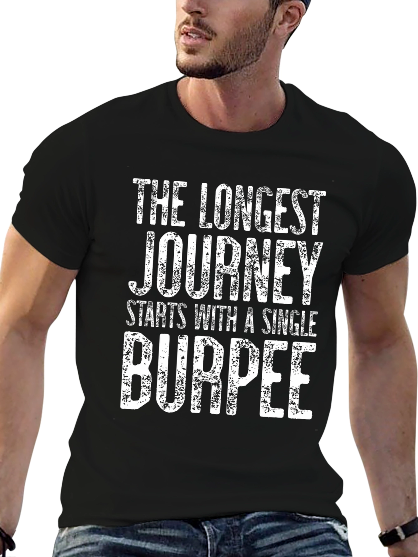 Inspirational Workout T-Shirt: Burpee Journey