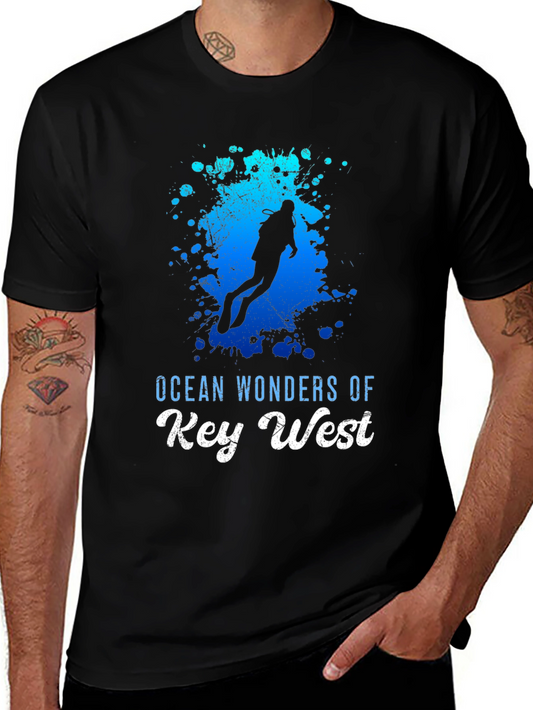 Ocean Wonders Key West Scuba Diving Black T-Shirt
