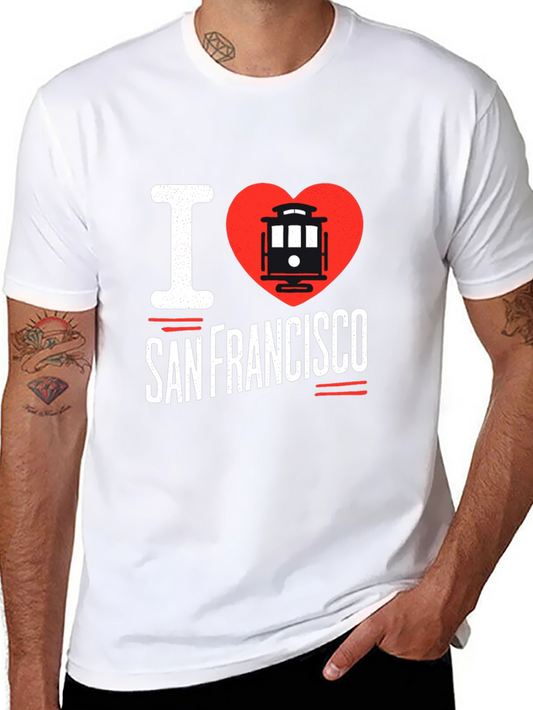 I Love San Francisco Graphic T-Shirt