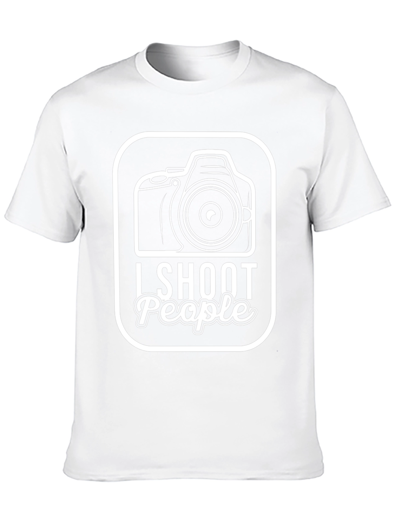 I Shoot People Camera Graphic T-Shirt