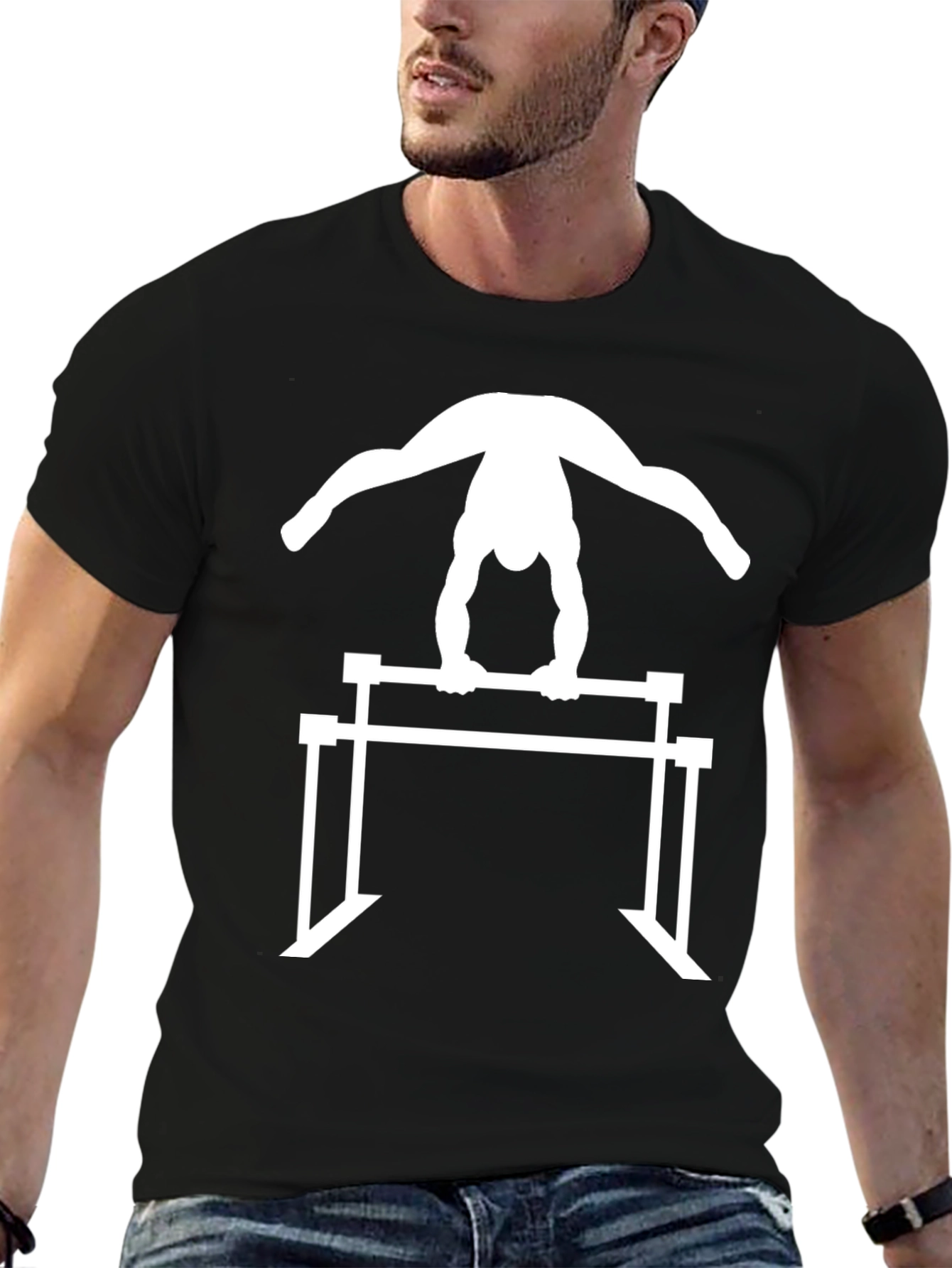 Gymnast Parallel Bars Graphic Tee