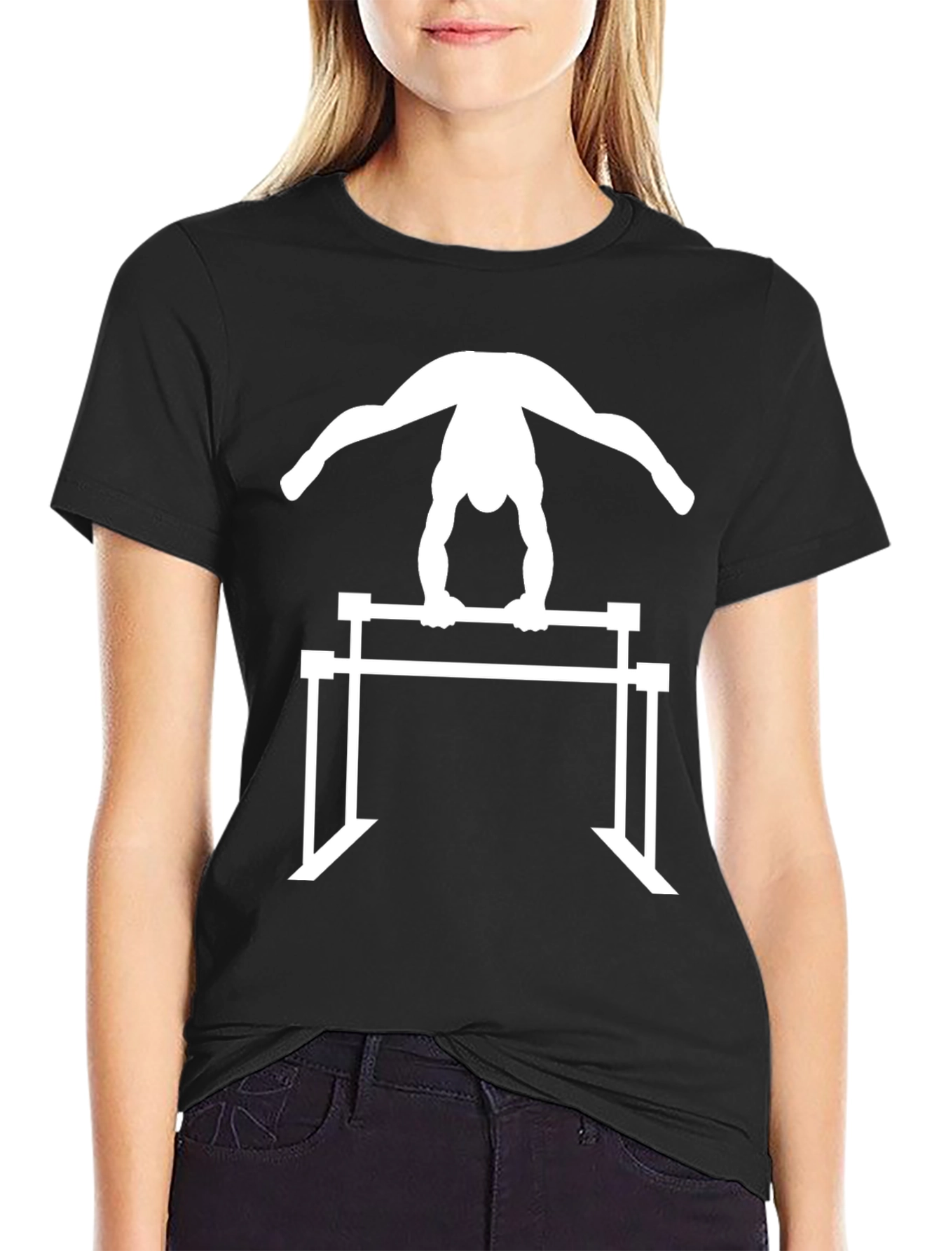 Gymnast Parallel Bars Graphic Tee