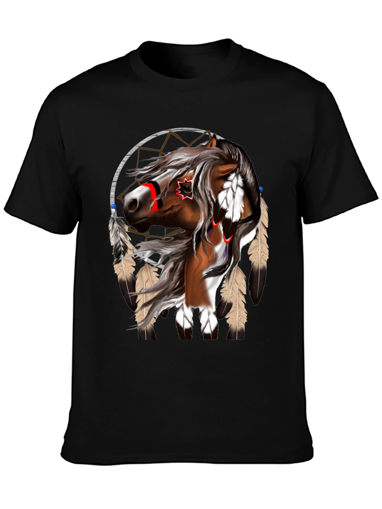 Native American Horse Dreamcatcher T-Shirt