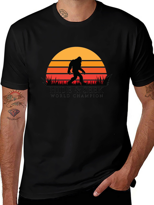 Hide & Seek World Champion Bigfoot Graphic T-Shirt