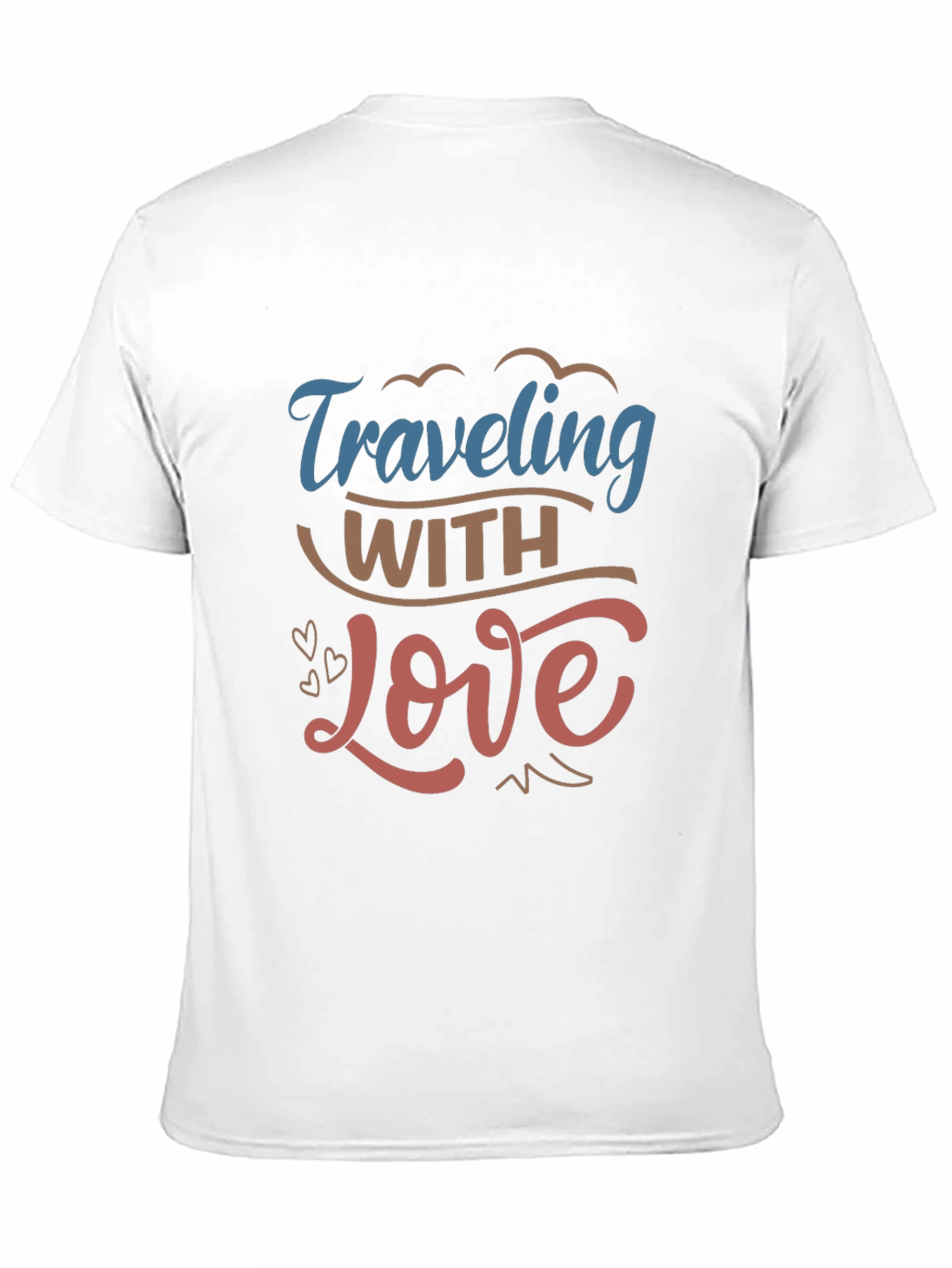 Traveling With Love T-Shirt - Soft Black Tee