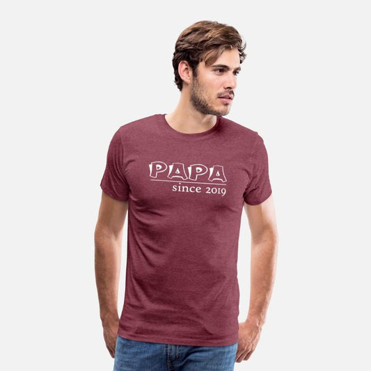 "Papa Since 2019" T-Shirt - Celebrate Fatherhood