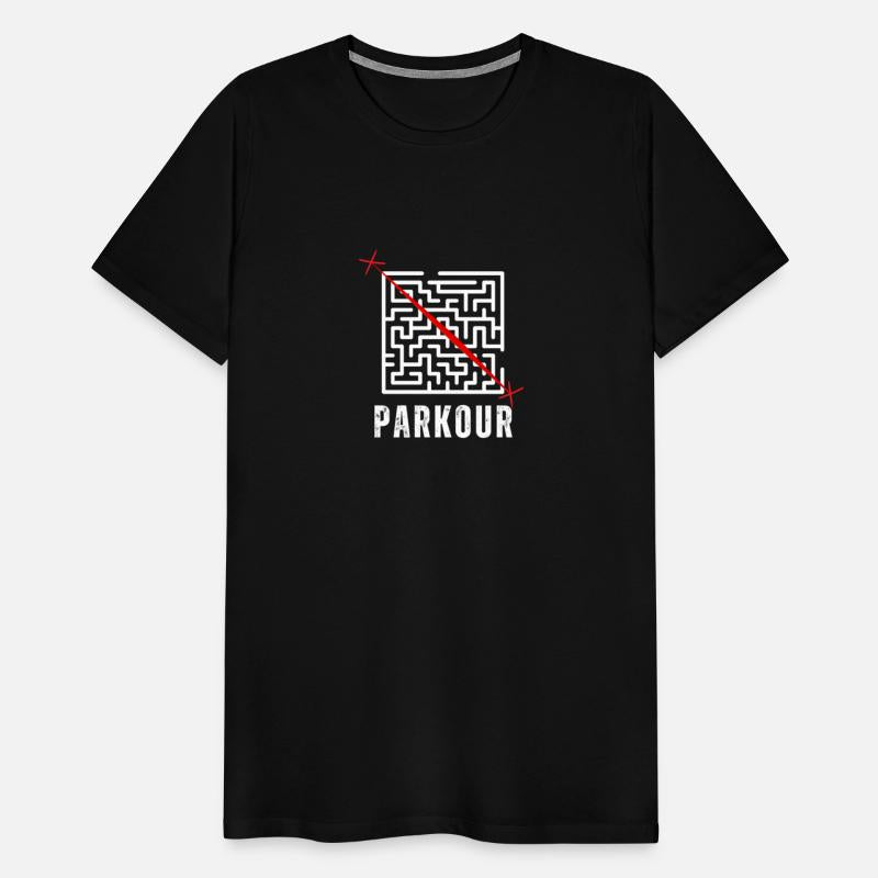 Parkour Labyrinth Vintage Retro 70s Design Parkour
