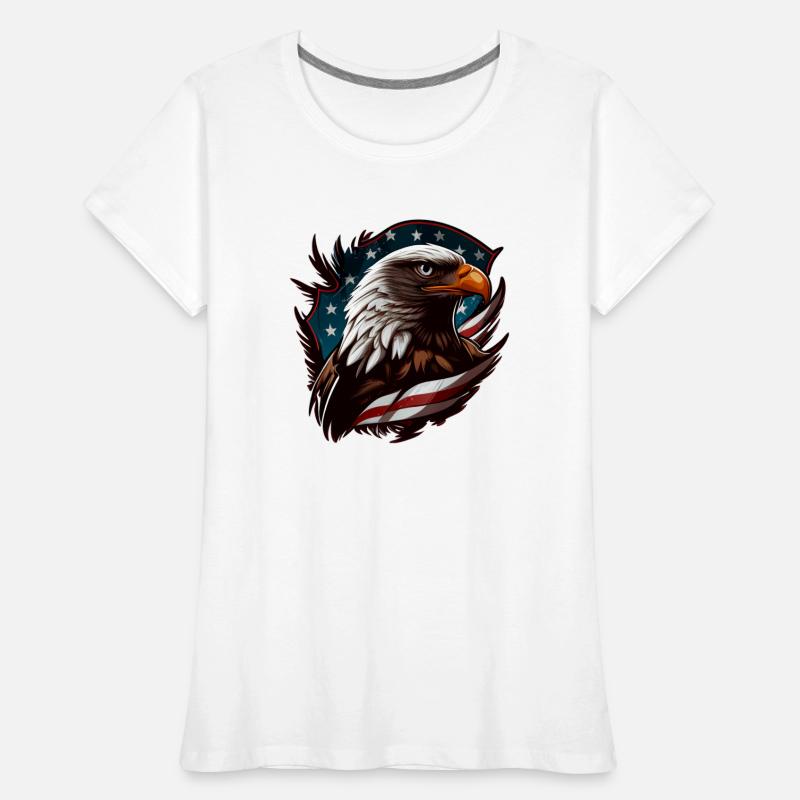 Patriotic Eagle and Flag