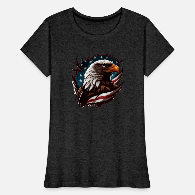 Patriotic Eagle and Flag