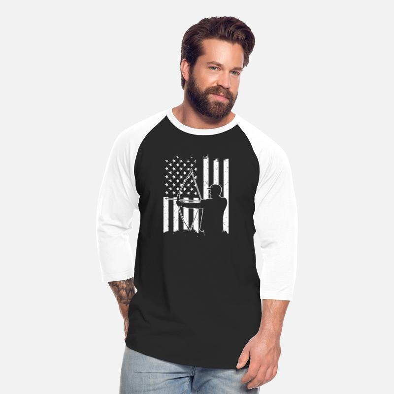 Patriotic Traditional Archery Hunting USA Flag