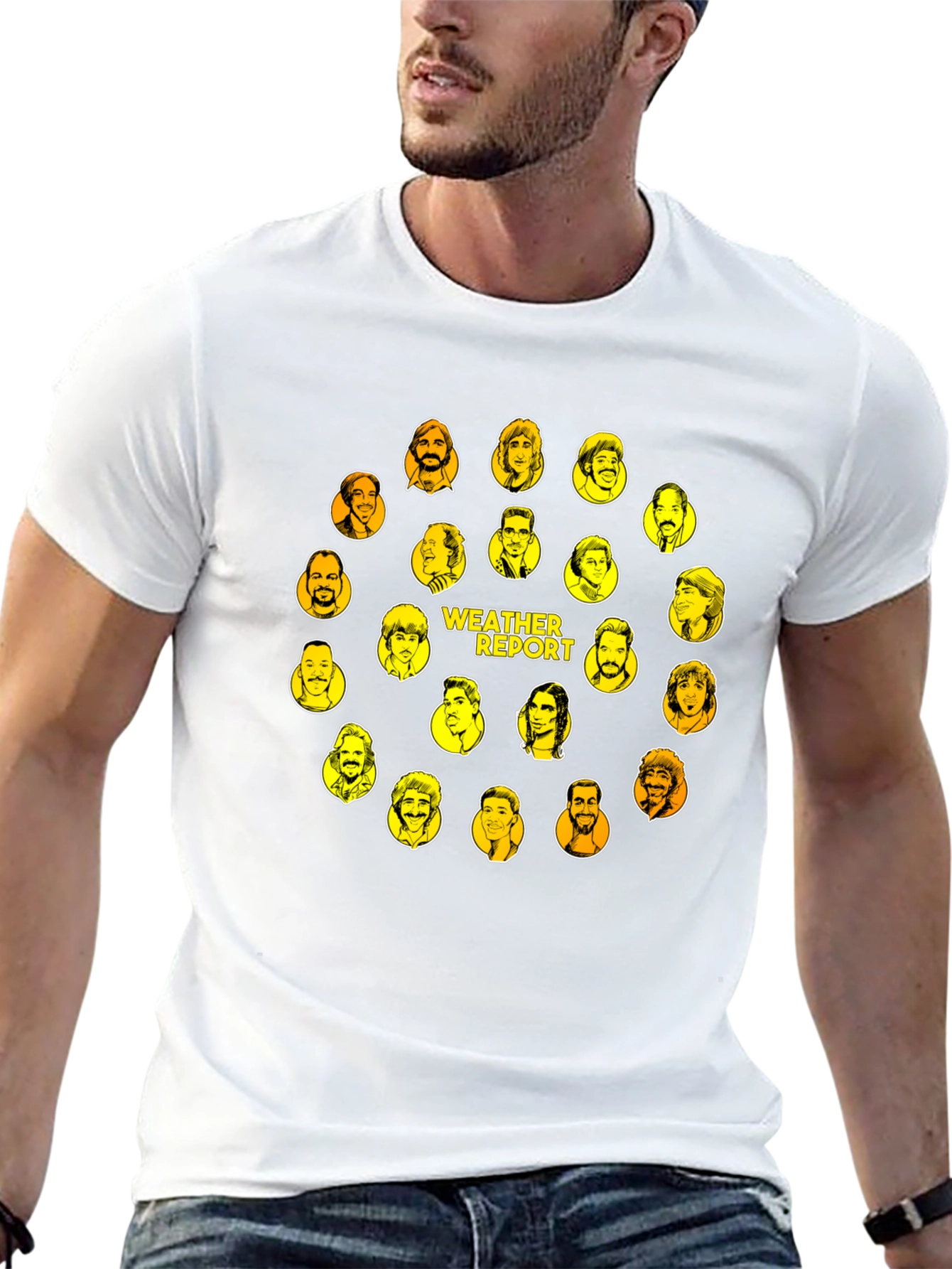 Weather Report Graphic T-Shirt Black