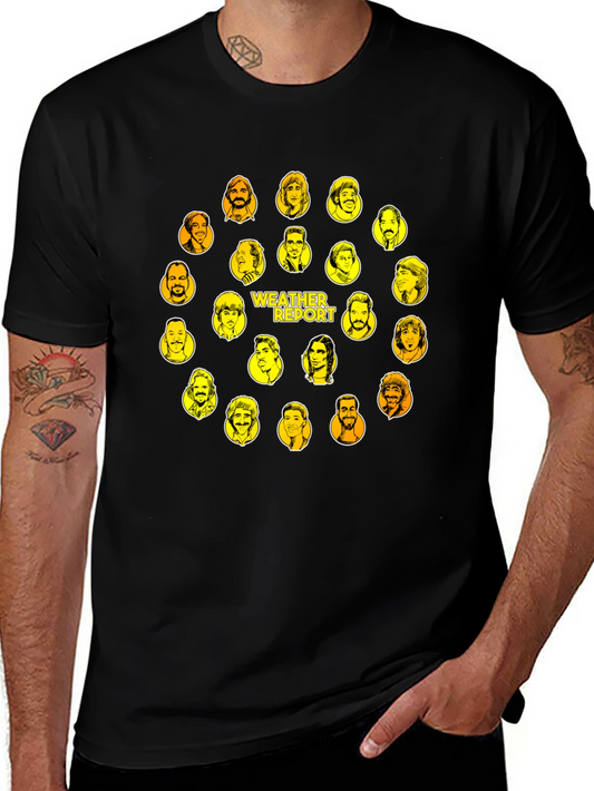 Weather Report Graphic T-Shirt Black