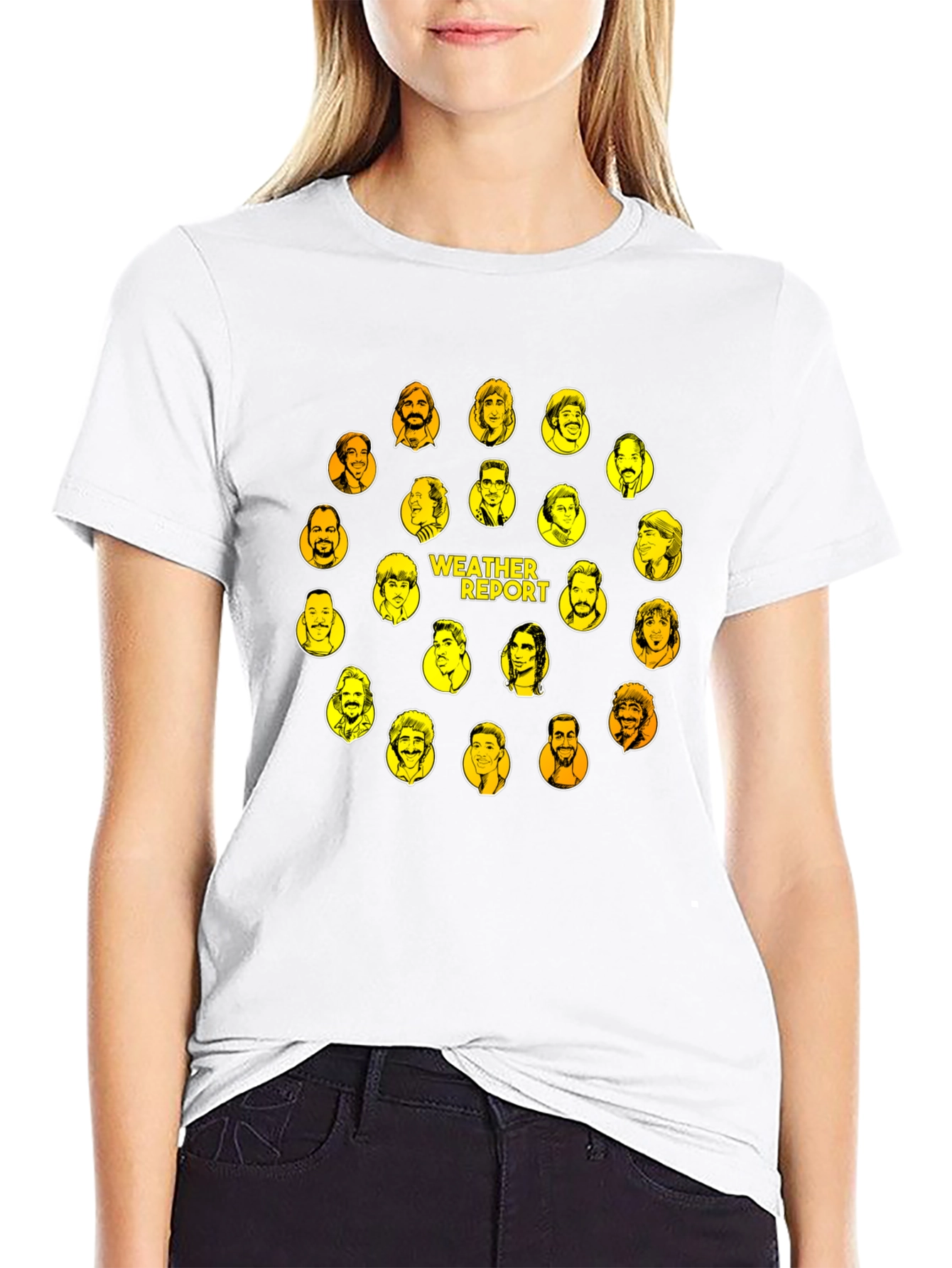 Weather Report Graphic T-Shirt Black