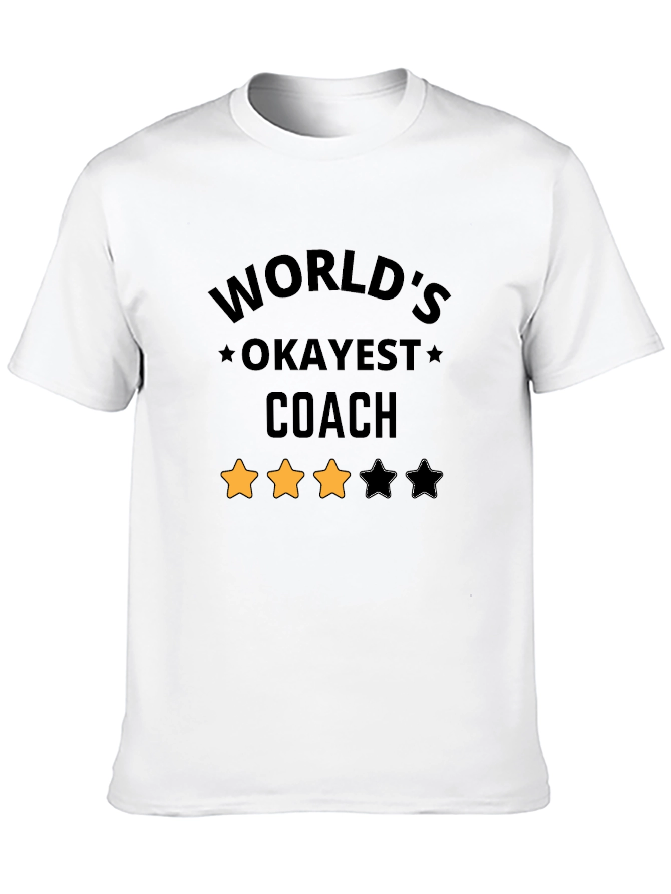 Worlds Okayest Coach Graphic T-Shirt